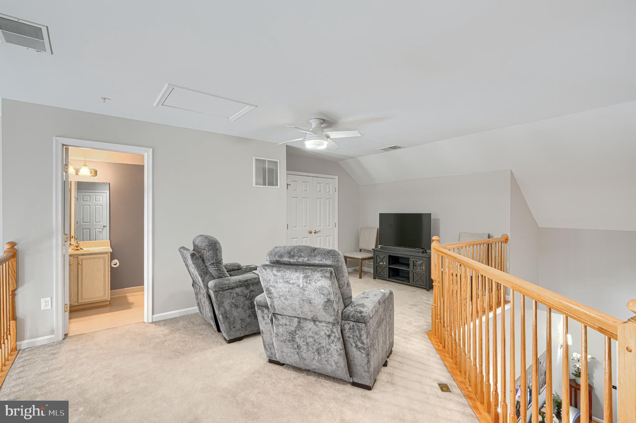 10765 Autumn Splendor Drive, Unit 52 Columbia, MD 21044 - Photo 22 of 29 Loft with carpet and CF
