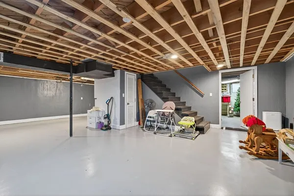 a view of storage and utility room