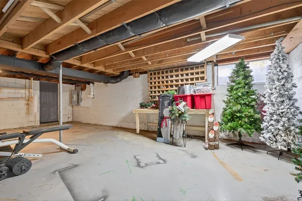 a view of storage and utility room