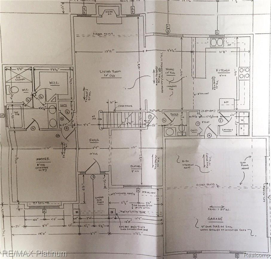 1972 North Hughes Road Howell, MI 48843 - Photo 2 of 3 first floor layout.jpg