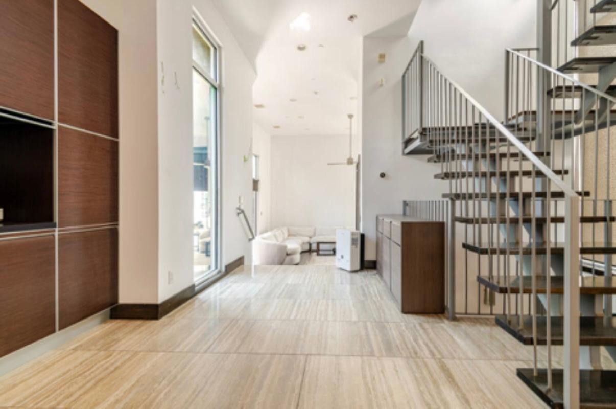 4118 Floyd Street, Unit A Houston, TX 77007 - Photo 15 of 25 a view of entryway and hall with wooden floor