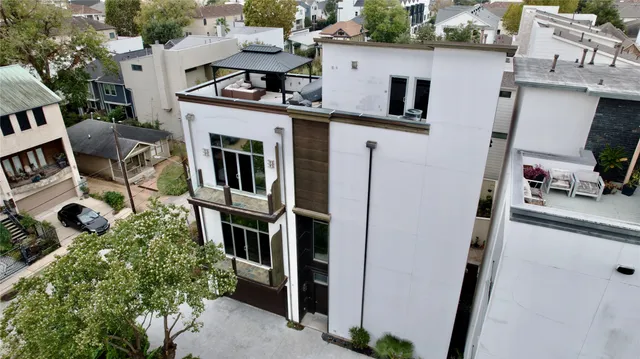 a view of a roof deck