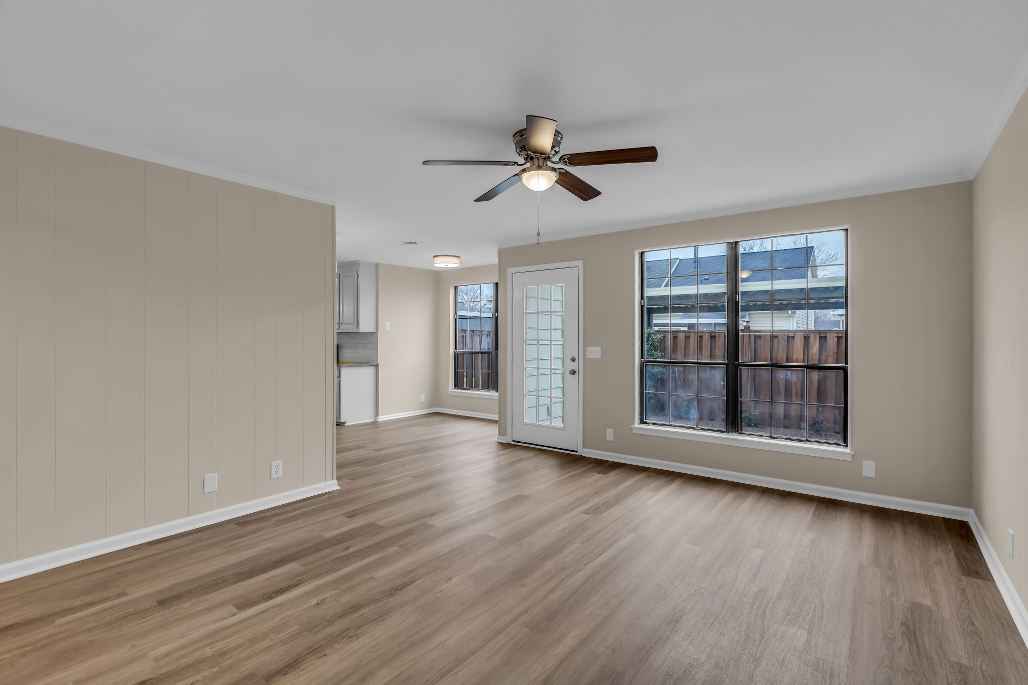 1205 General George Patton Road Nashville, TN 37221 - Photo 16 of 32 a view of empty room with wooden floor and fan