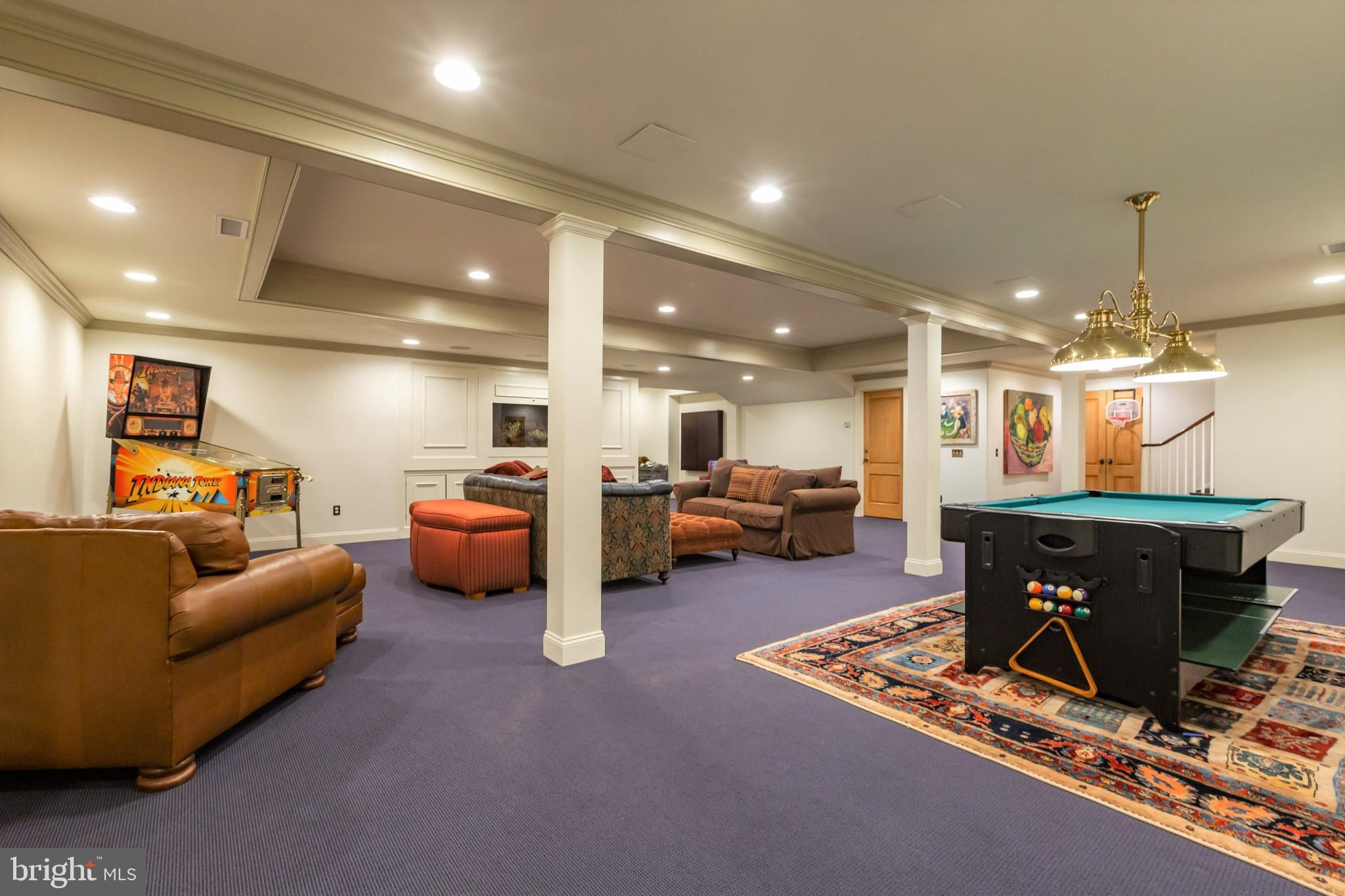 785 Harrison Road Villanova, PA 19085 - Photo 31 of 41 Finsihed Basement with Gym