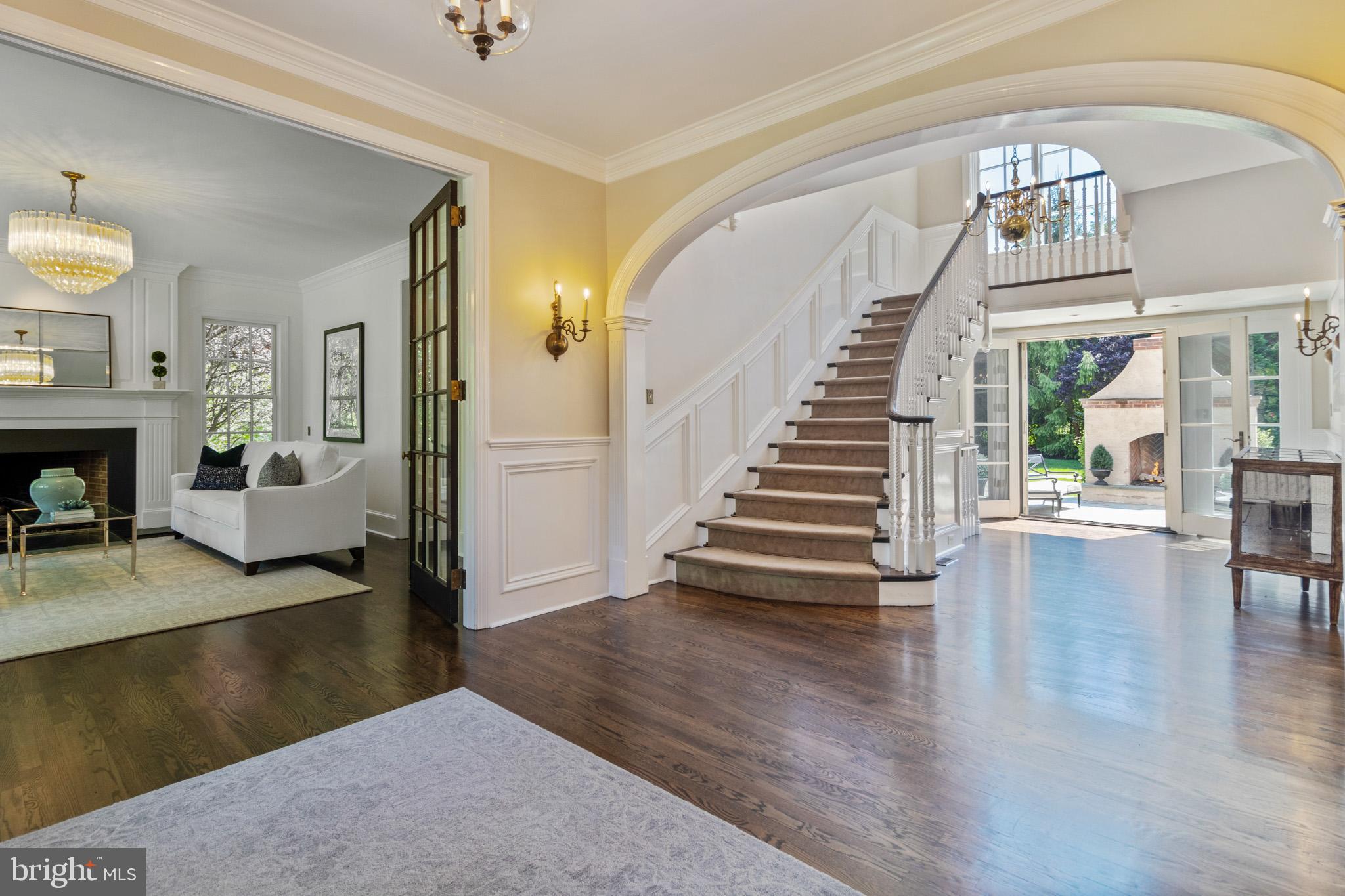 785 Harrison Road Villanova, PA 19085 - Photo 5 of 41 Grand Front to Back Foyer