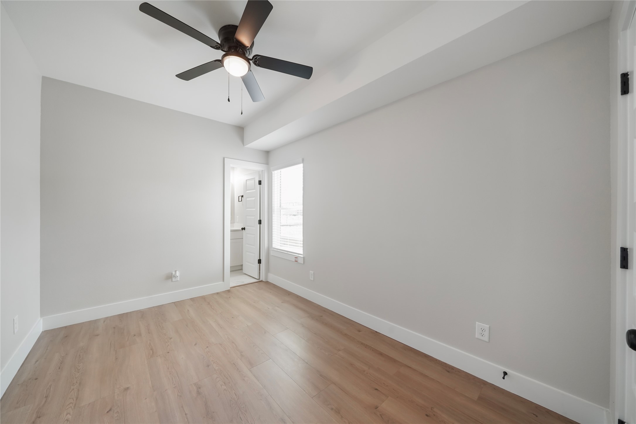 402 East 37th Street, Unit A Houston, TX 77018 - Photo 8 of 10 wooden floor in an empty room