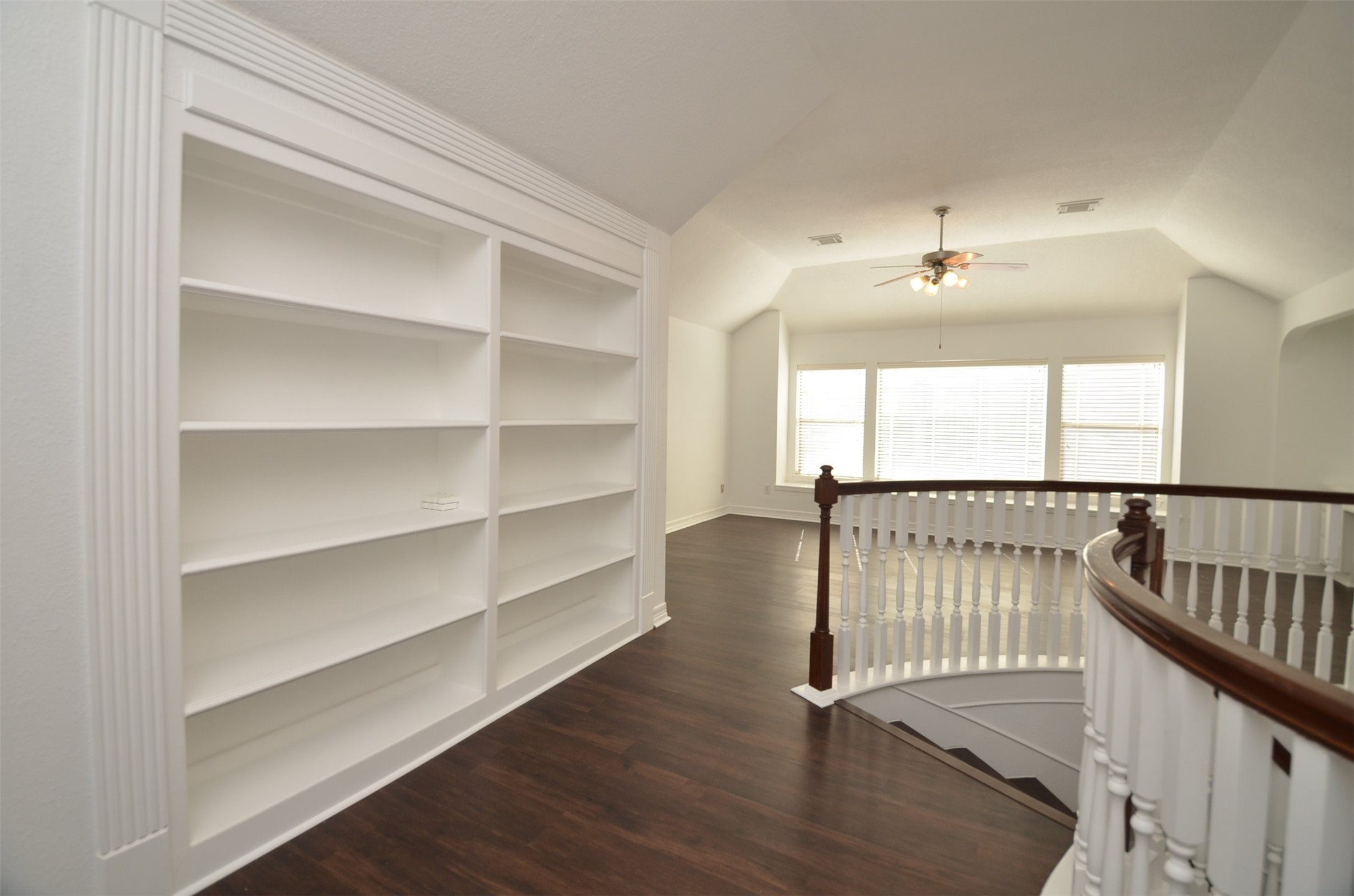 5615 Bent Arbor Lane Katy, TX 77450 - Photo 23 of 42 As you leave the gameroom heading towards the bedrooms you'll pass this fantastic built in bookcase to house not only books but games, videos, CDs, puzzles or decor.