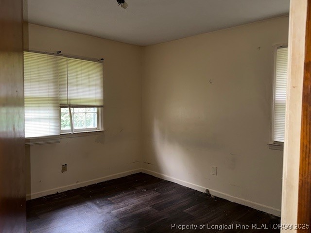 102 Little Street Rockingham, NC 28379 - Photo 17 of 29 an empty room with wooden floor and windows