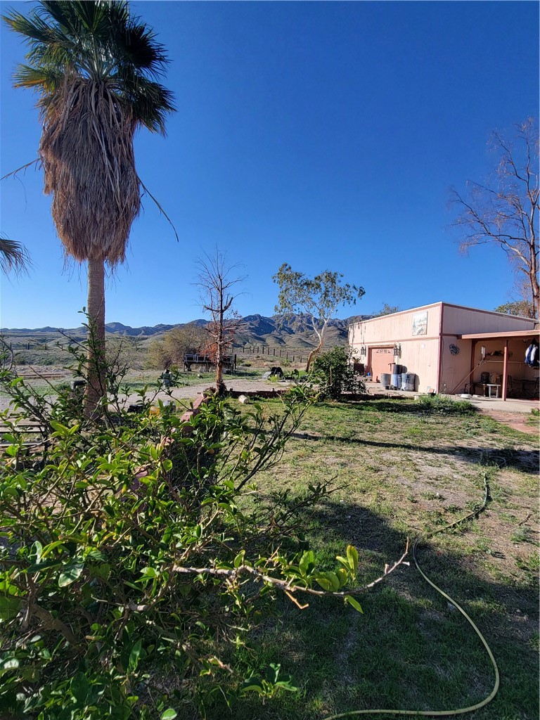 65922167 Unincorporated Parcel Needles, CA 92363 - Photo 13 of 47 a view of a garden with a house in the background