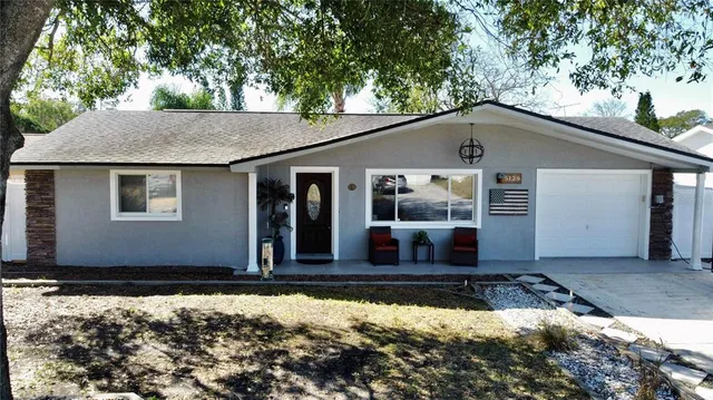a front view of house with yard