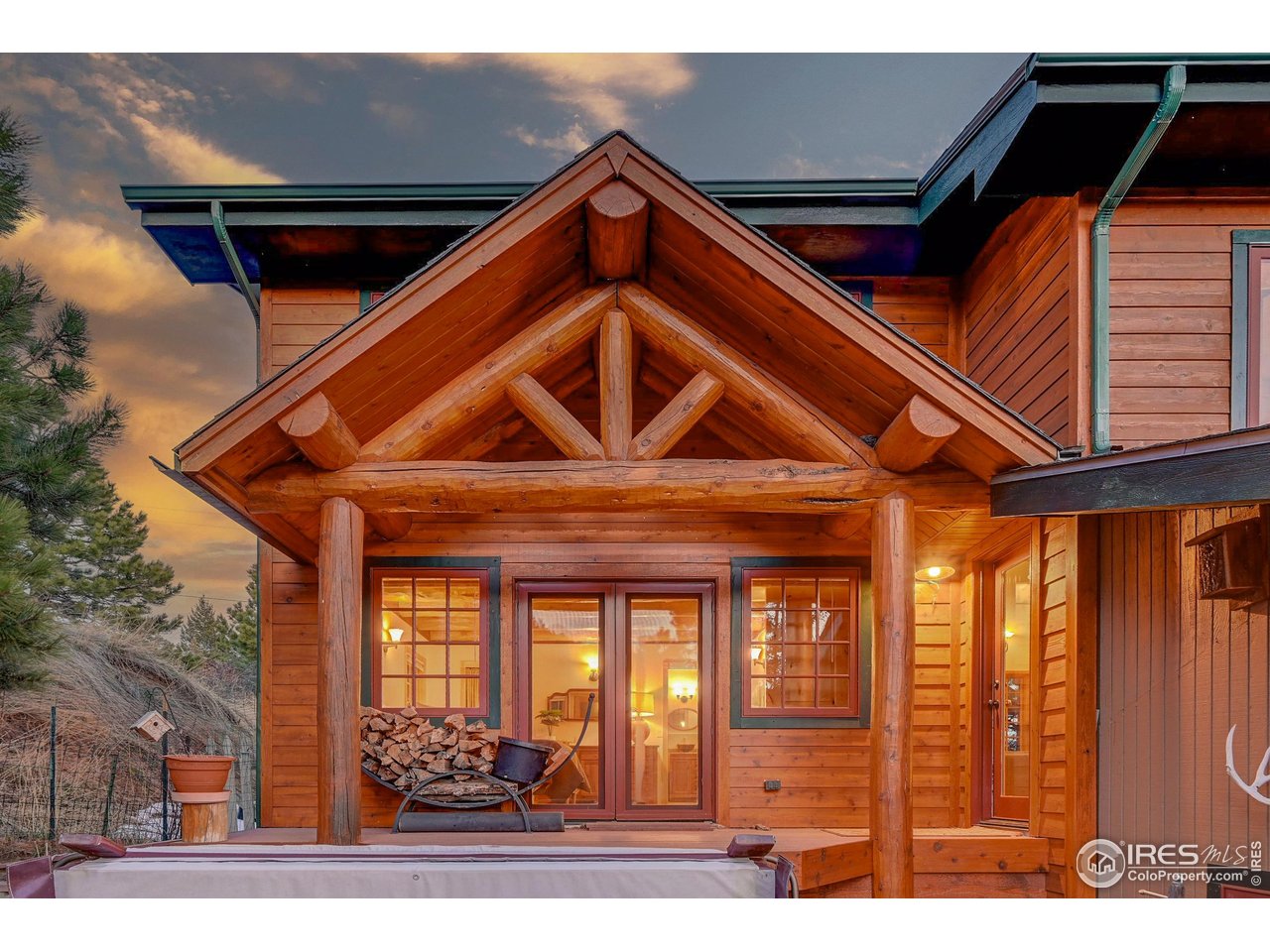 1319 County Road 83 Boulder, CO 80302 - Photo 15 of 30 a front view of a house with a large window