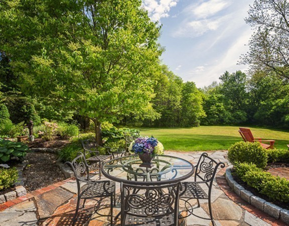 7 Brent Road Lexington, MA 02420 - Photo 12 of 14 a view of swimming pool and outdoor seating