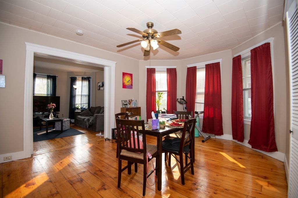39 King Philip Road Worcester, MA 01606 - Photo 5 of 13 a view of a dining room with furniture window and wooden floor