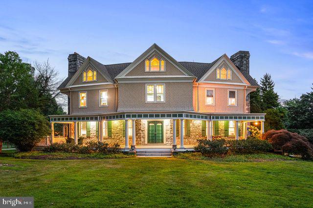 312 South Waterloo Road Devon, PA 19333 - Photo 87 of 112 Exterior with expansive wrap-around porch