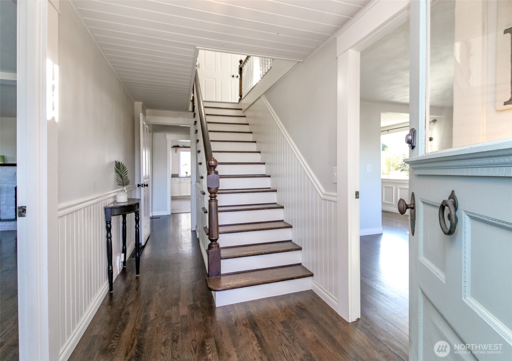 1514 Rainier Street Steilacoom, WA 98388 - Photo 5 of 37 a view of entryway and hall with wooden floor