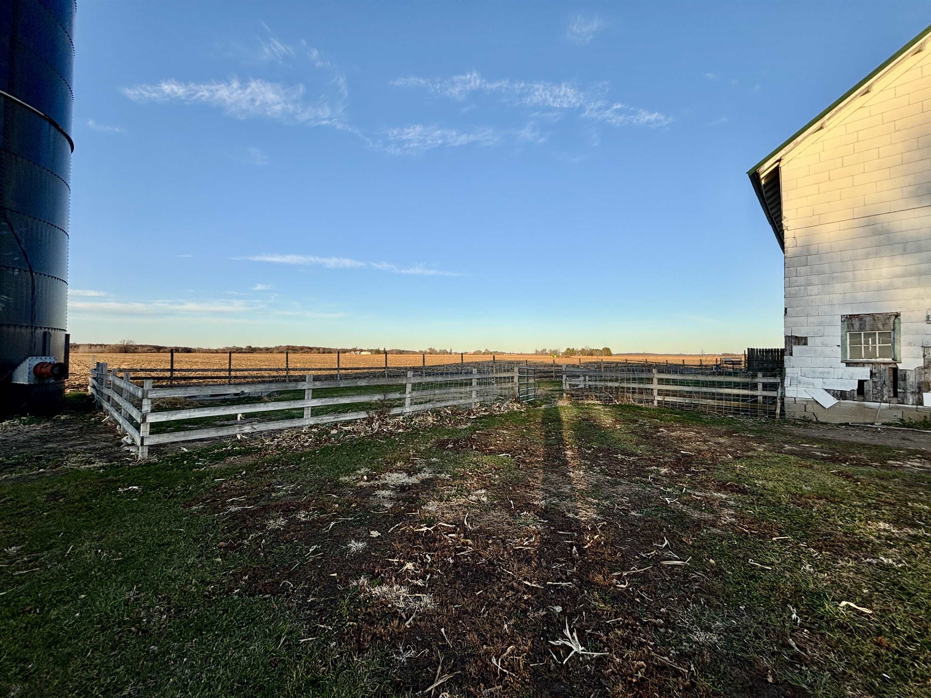 12916 Grange Hall Road Capron, IL 61012 - Photo 41 of 48 a view of a yard with wooden floor