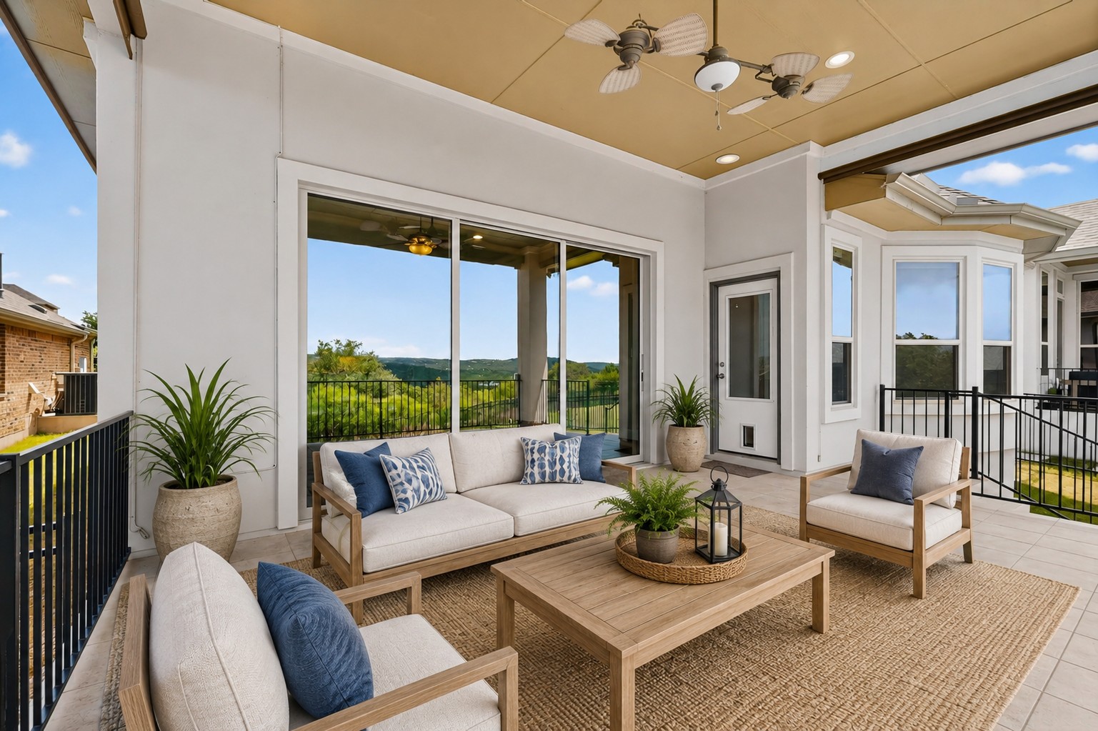 2617 Milan Meadows Drive Leander, TX 78641 - Photo 26 of 40 An inviting outdoor living area for serene enjoyment with picturesque natural surroundings.