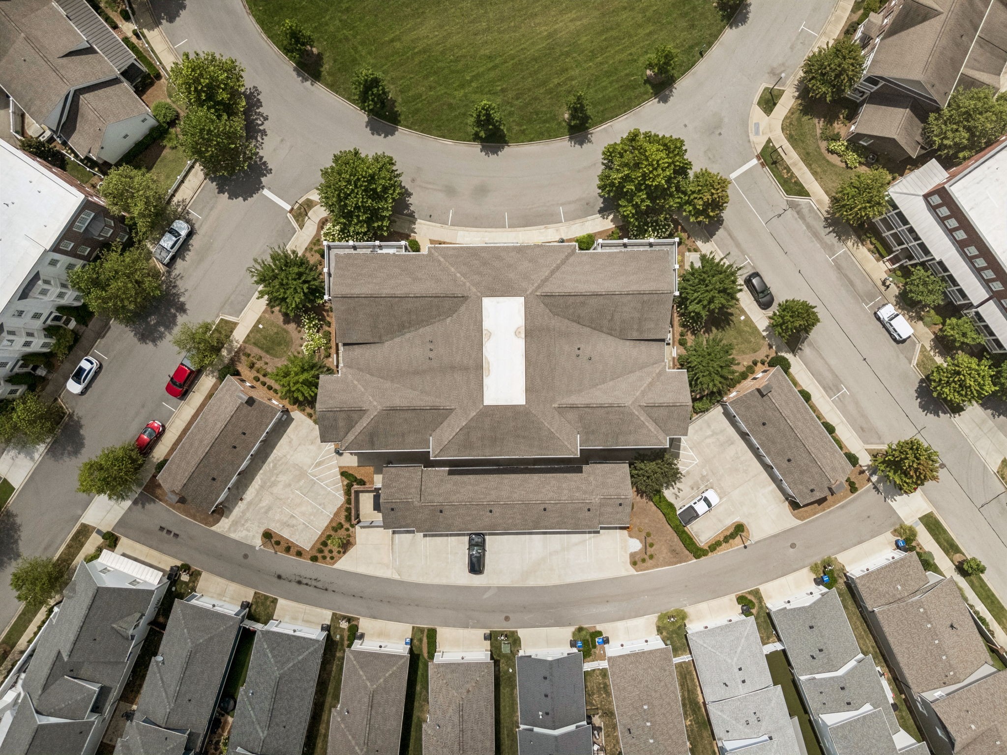201 Swain Circle, Unit 104 Franklin, TN 37064 - Photo 24 of 45 an aerial view of a house with swimming pool