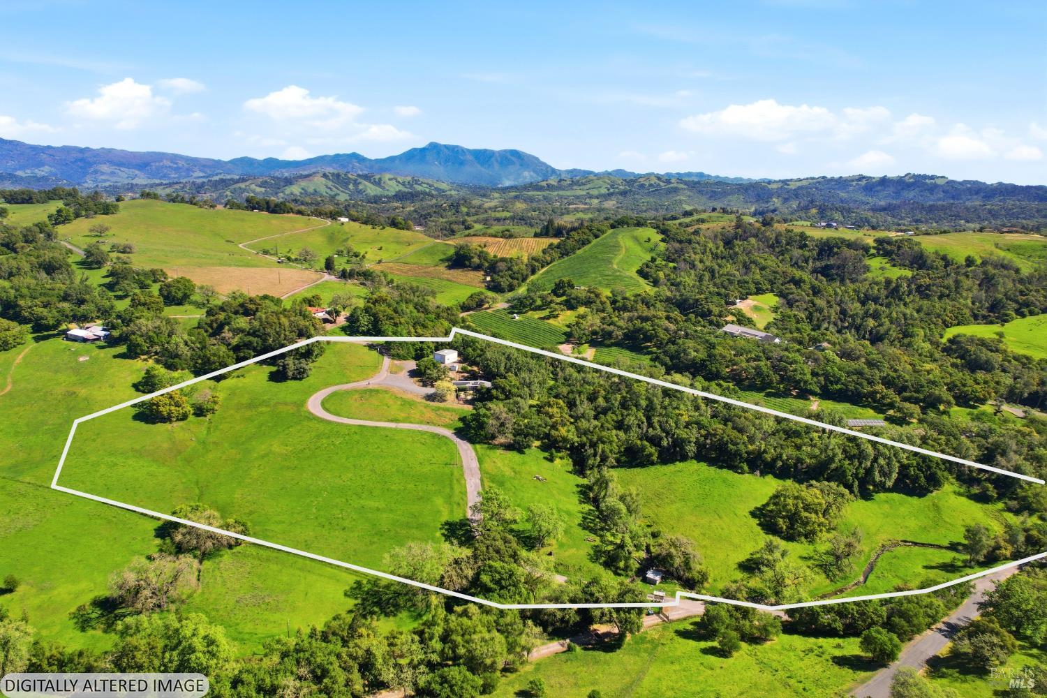 11850 Brooks Road Windsor, CA 95492 - Photo 1 of 55 White line represents approximate parcel boundaries