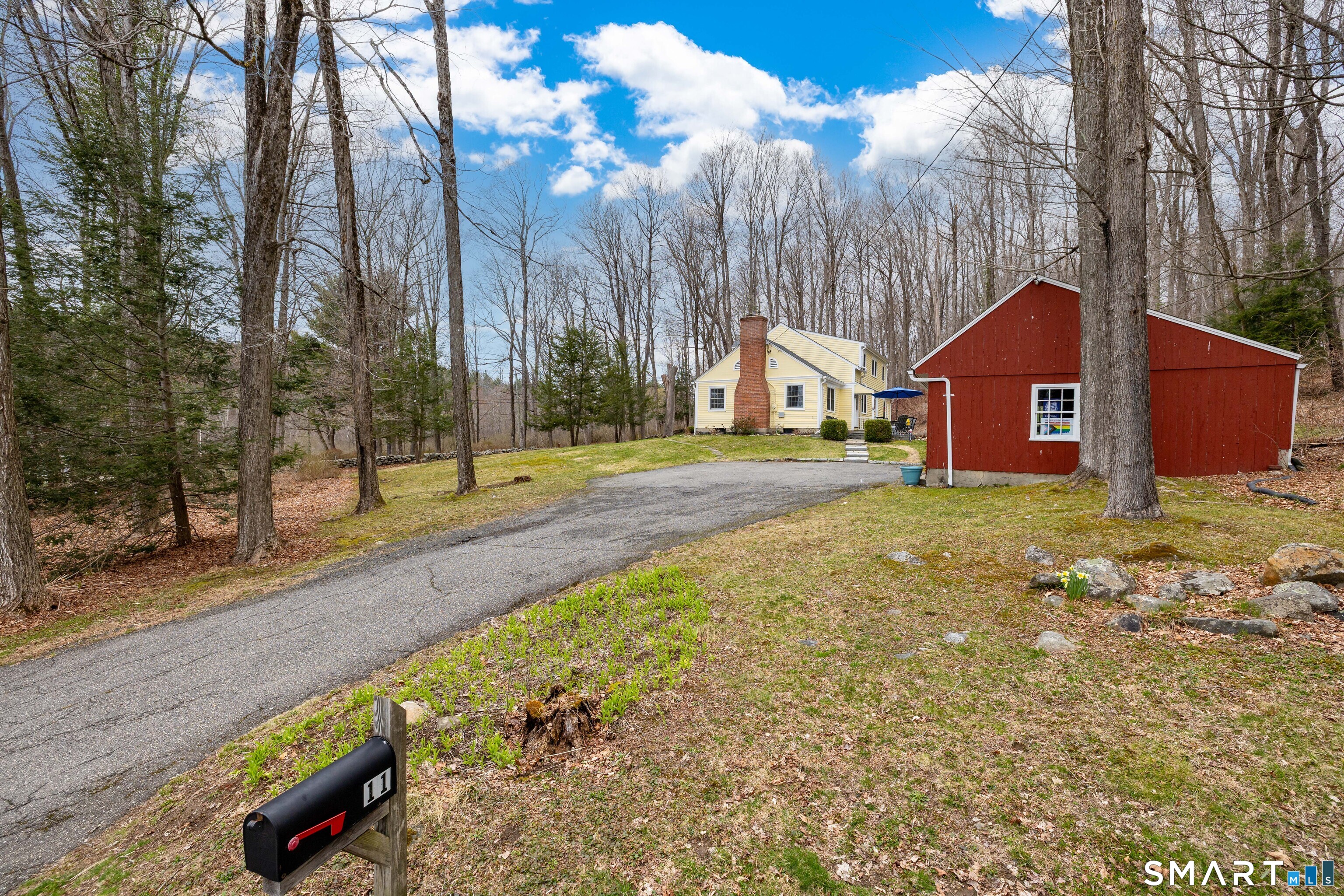 11 Sheldon Lane Litchfield, CT 06759 - Photo 28 of 33 a view of a yard with a house