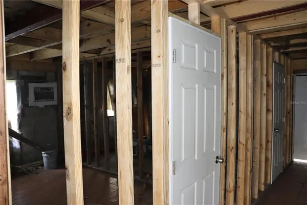 a view of front door