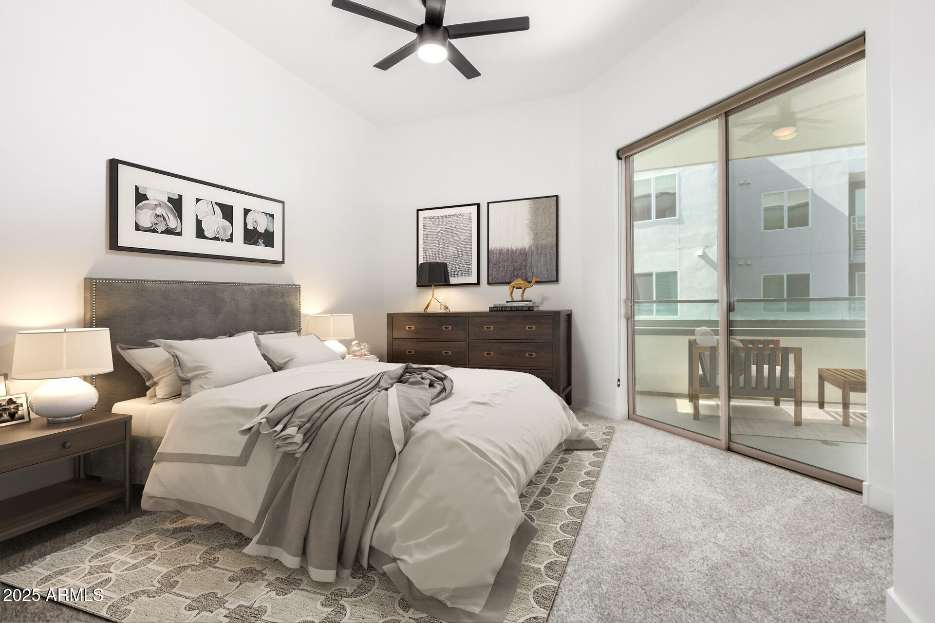 945 East Playa Del Norte Drive, Unit 4020 Tempe, AZ 85288 - Photo 19 of 39 a bedroom with a bed and glass walk in closet