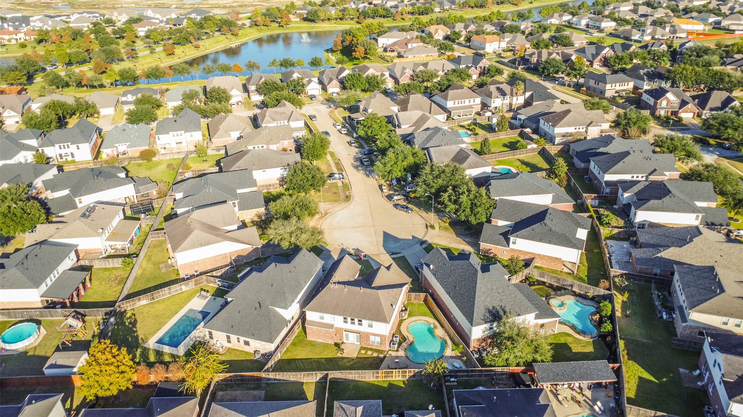 19022 Greenleaf Ridge Court Cypress, TX 77429 - Photo 4 of 47 an aerial view of residential houses with outdoor space