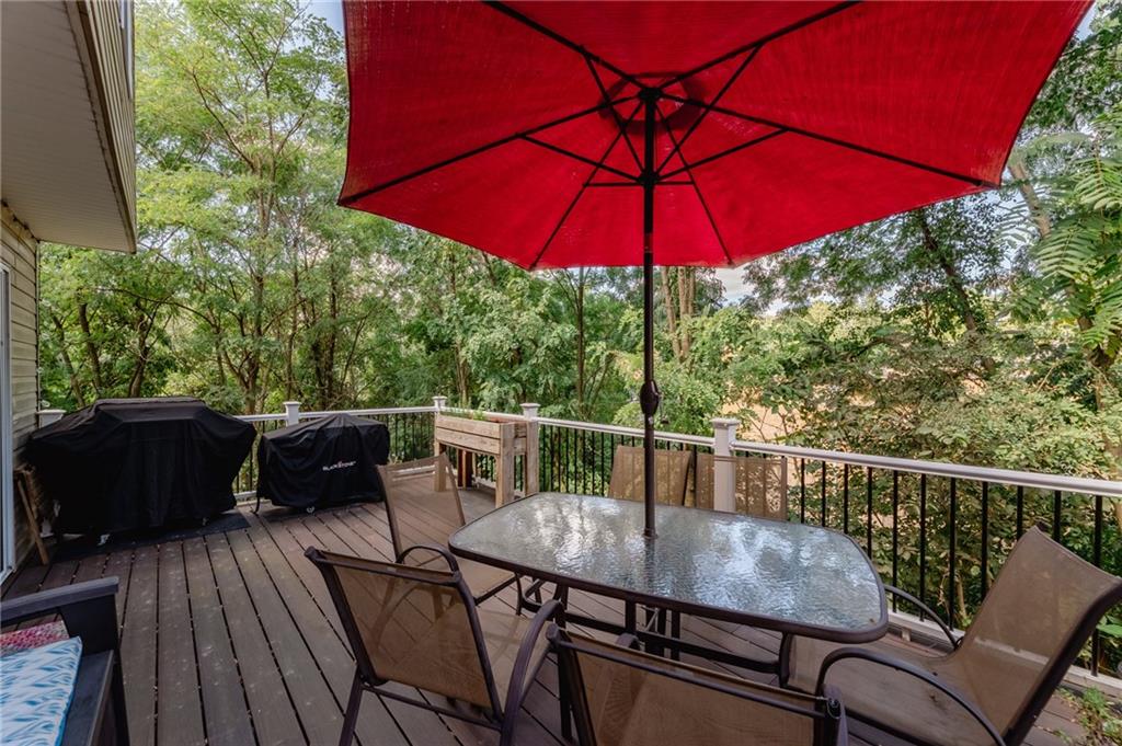 120 Lockheed Drive Coraopolis, PA 15108 - Photo 11 of 31 a view of balcony with furniture and umbrella