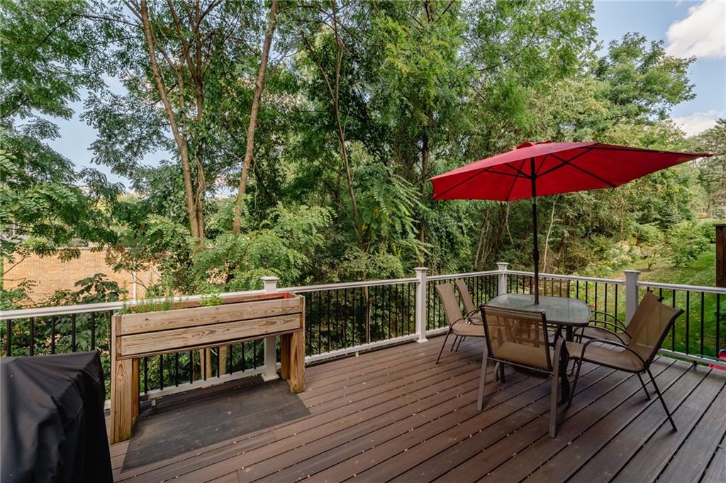 120 Lockheed Drive Coraopolis, PA 15108 - Photo 12 of 31 an outdoor view of a balcony with wooden floor