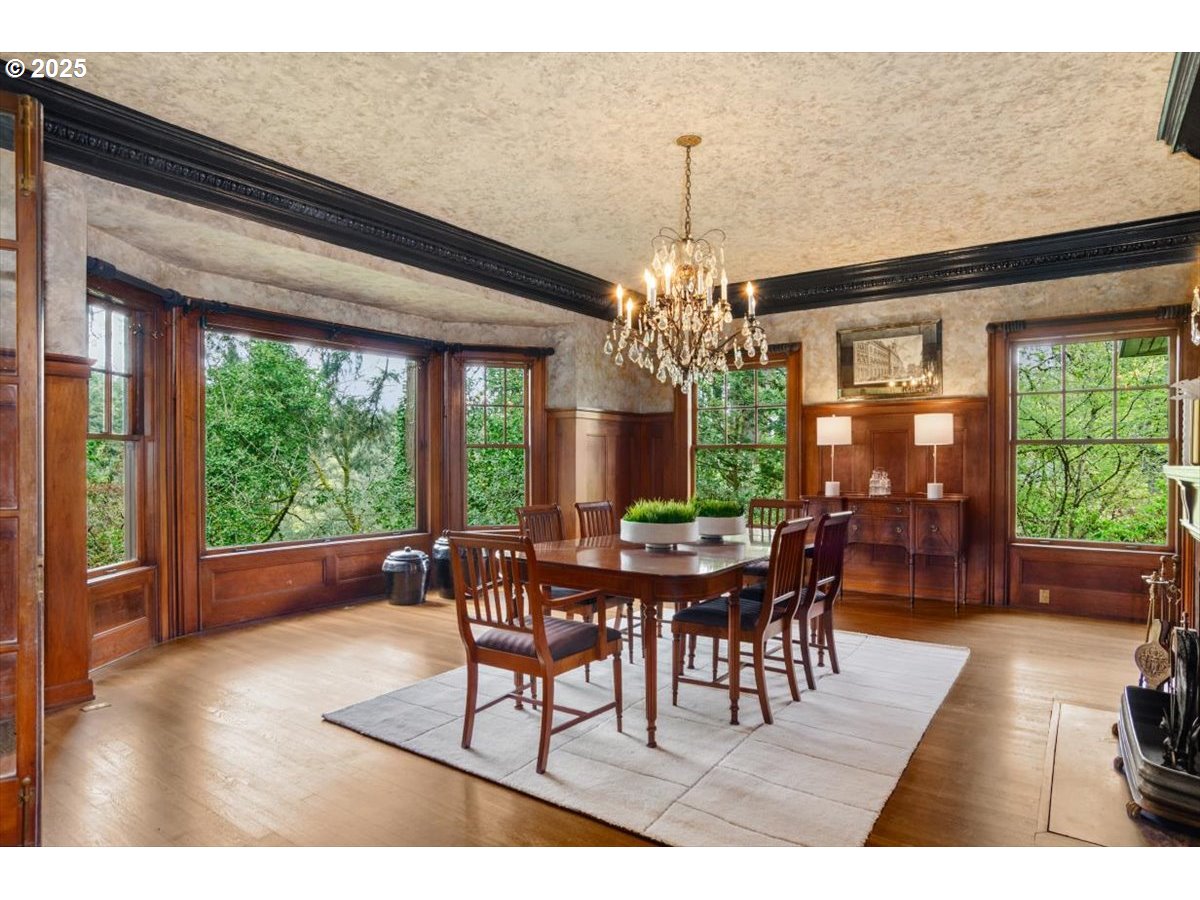 1965 Southwest Montgomery Place Portland, OR 97201 - Photo 12 of 48 a view of a dining room with furniture window and wooden floor