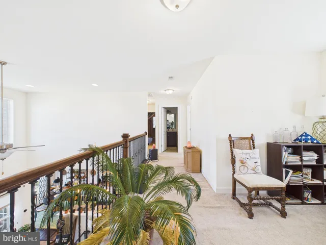 a bedroom with a bed and furniture