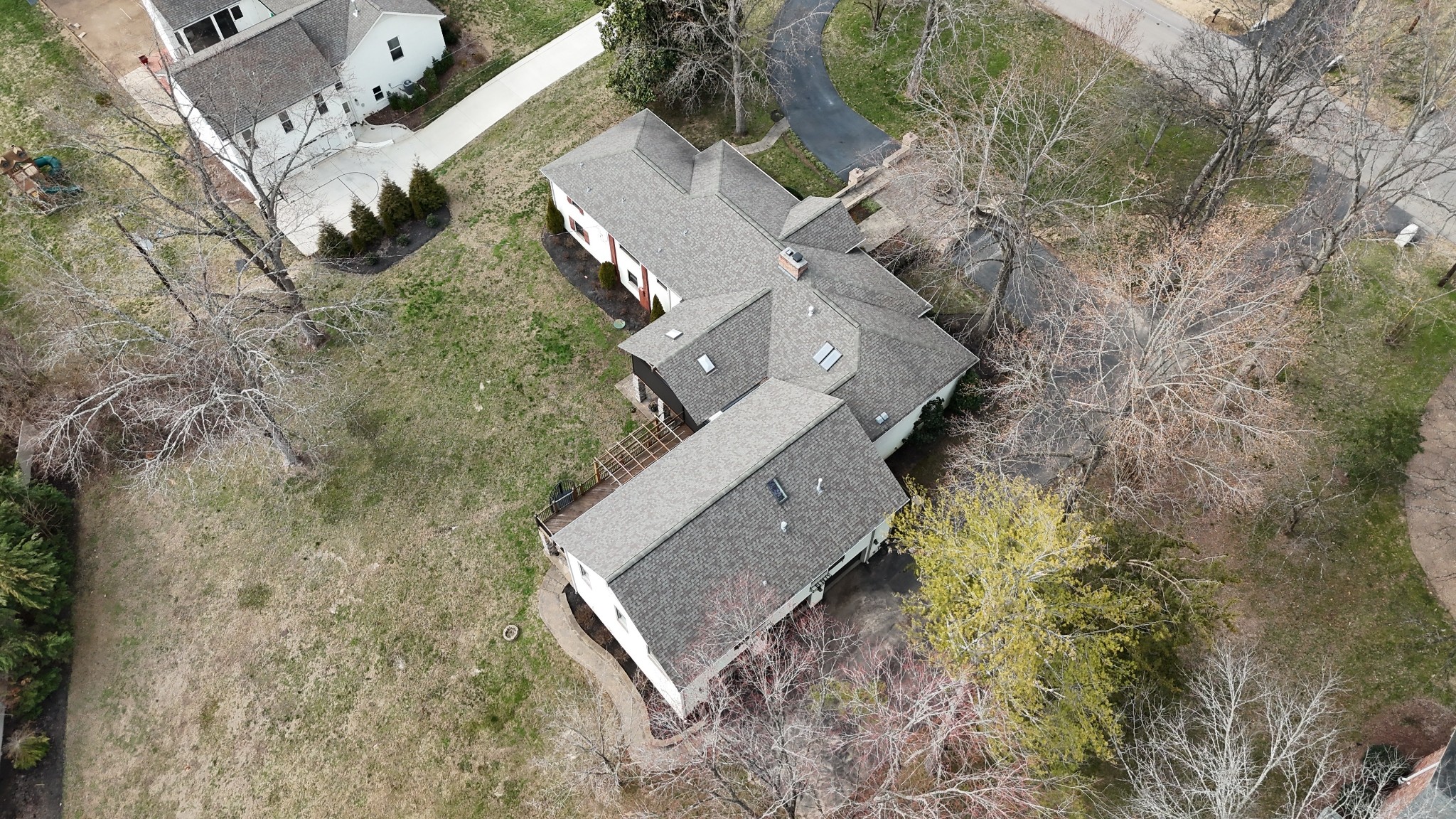 6307 Ramsgate Court Brentwood, TN 37027 - Photo 95 of 99 an aerial view of a house with a yard