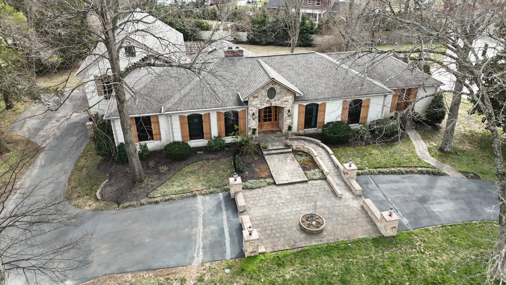 6307 Ramsgate Court Brentwood, TN 37027 - Photo 98 of 99 an aerial view of a house with yard
