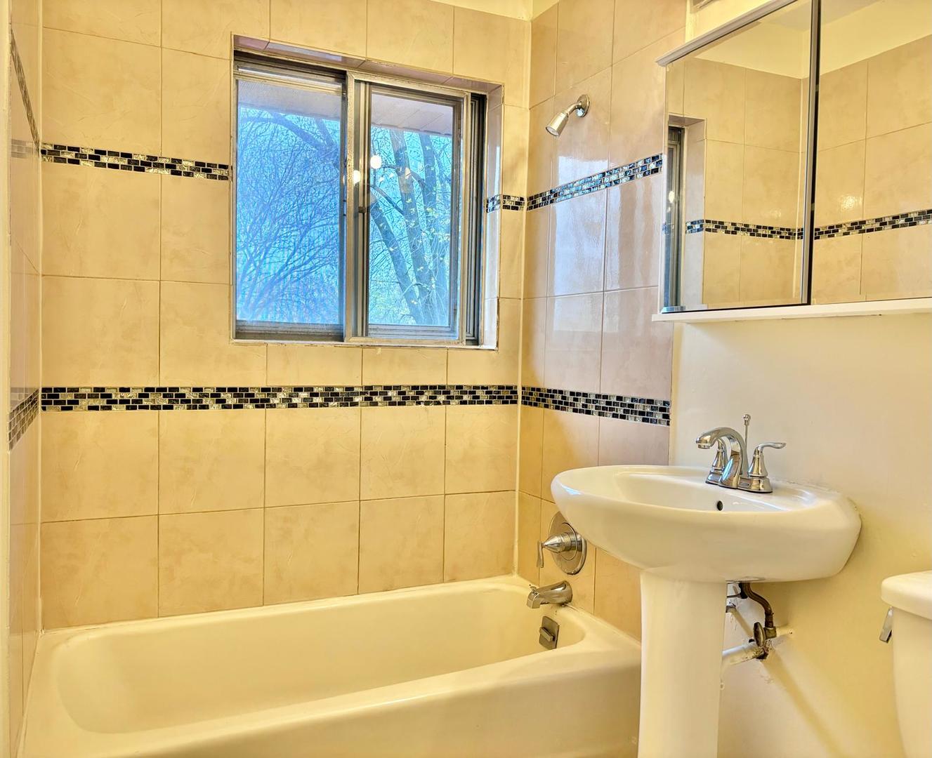303 Audubon Road Streamwood, IL 60107 - Photo 19 of 30 a bathroom with a sink and shower