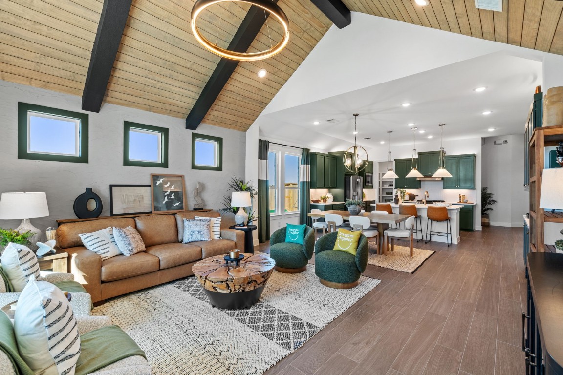130 Afton June Drive Rosenberg, TX 77471 - Photo 23 of 36 a living room with furniture and a wooden floor