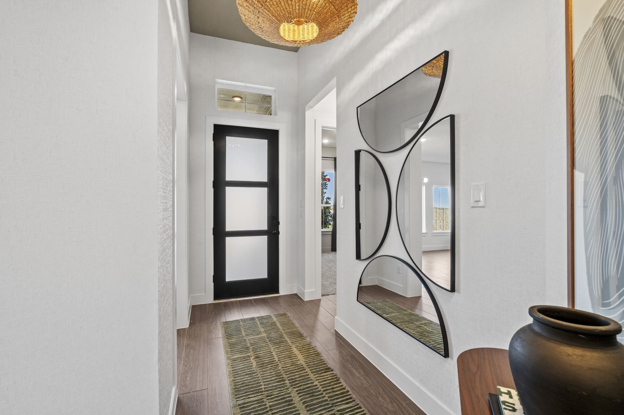 130 Afton June Drive Rosenberg, TX 77471 - Photo 3 of 36 a view of an entryway with wooden floor