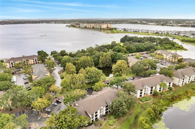 a view of a city and ocean view