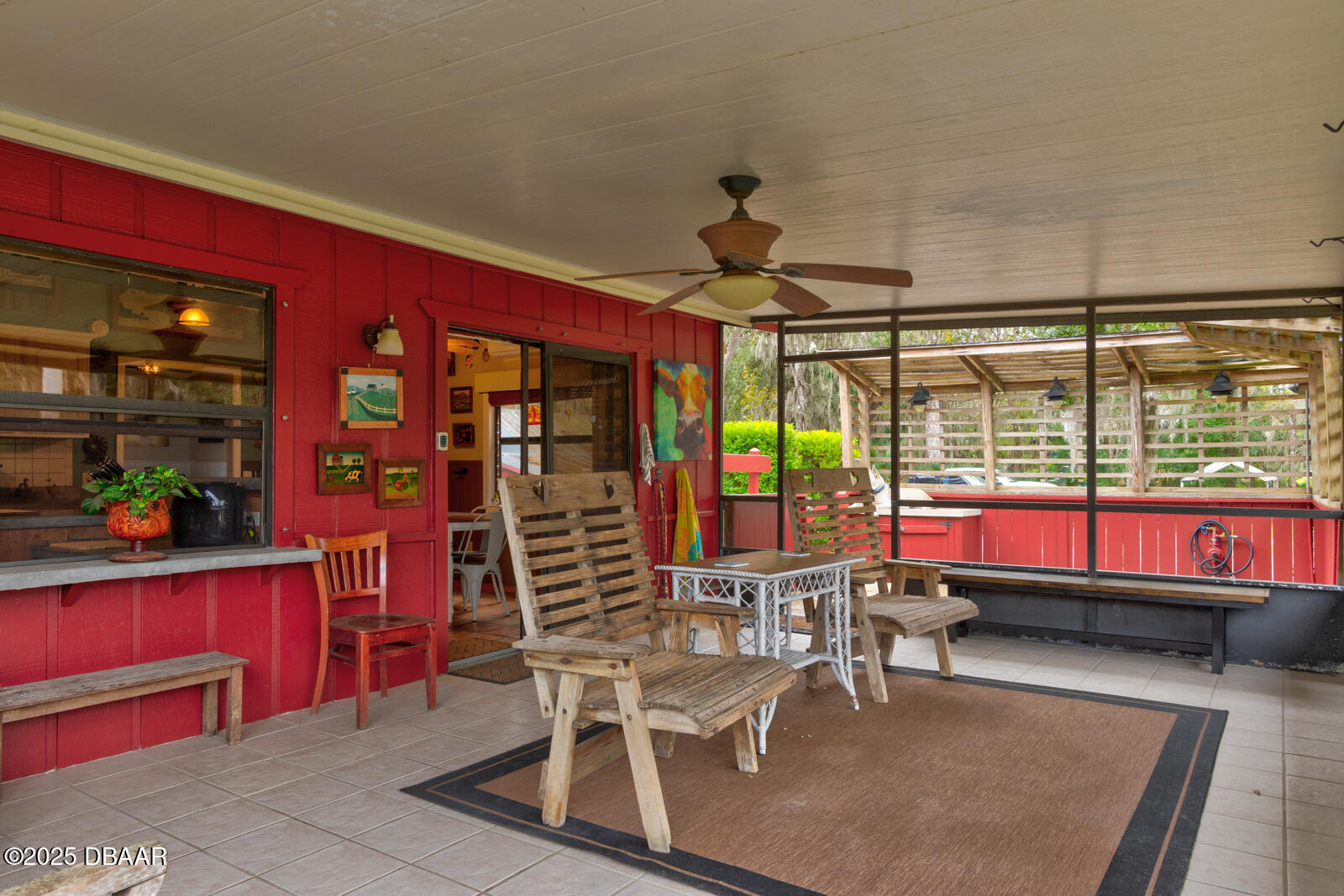 Covered Patio Off Kitchen