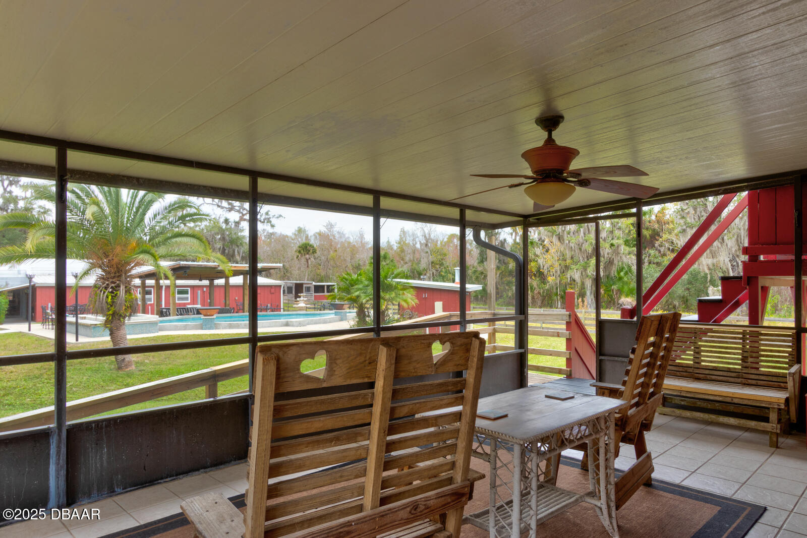 Covered Patio Off Kitchen - 1
