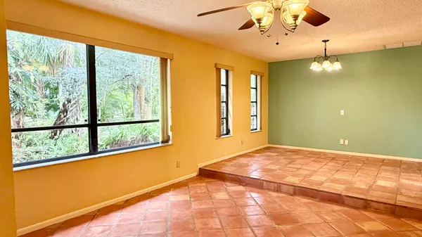 a view of an empty room