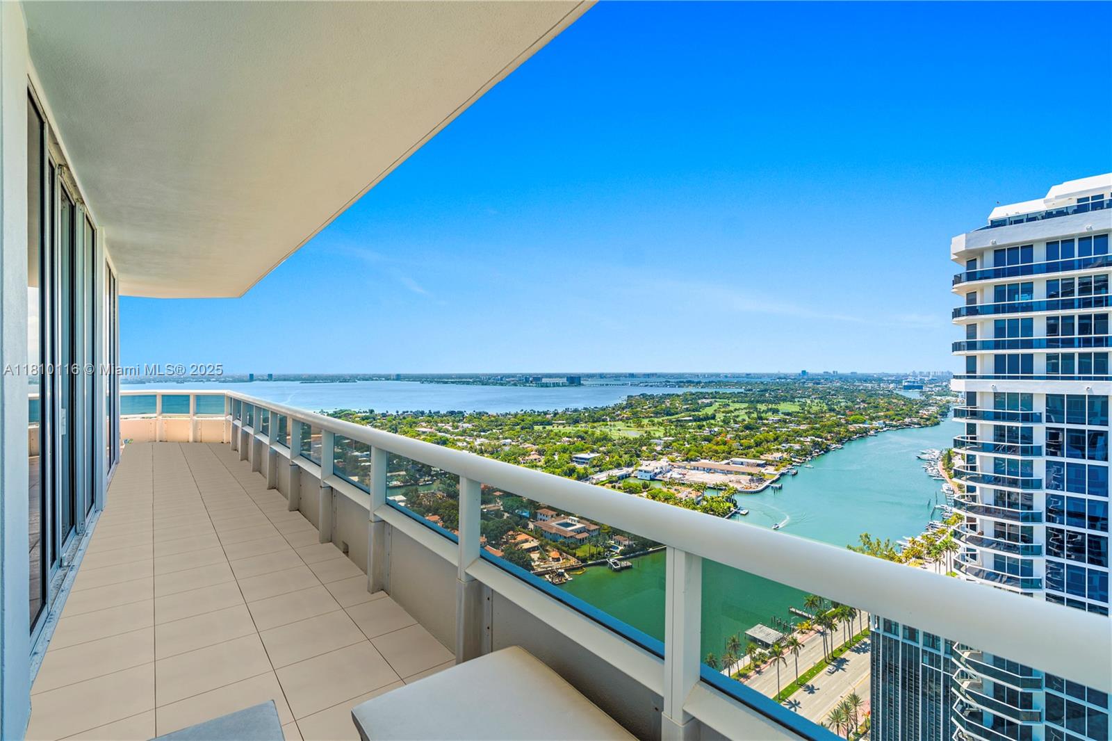 4775 Collins Avenue, Unit PH4107 Miami Beach, FL 33140 - Photo 9 of 62 a view of balcony with city