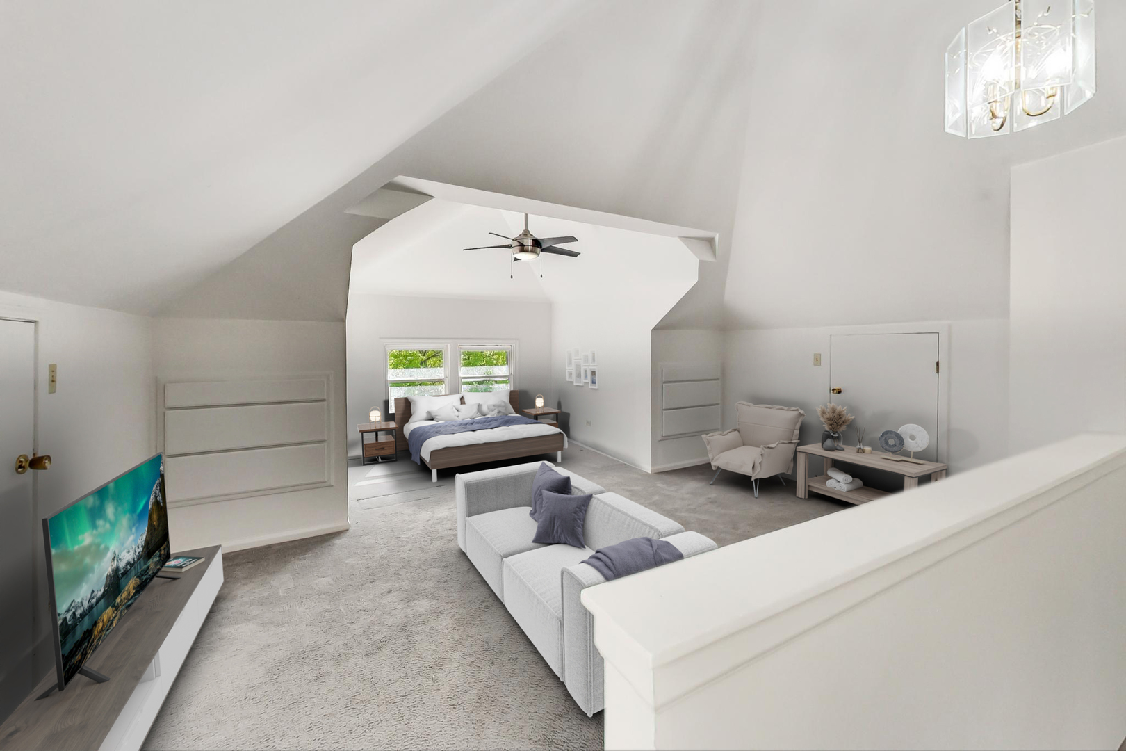 37 7th Avenue La Grange, IL 60525 - Photo 16 of 45 a living room with furniture and a flat screen tv