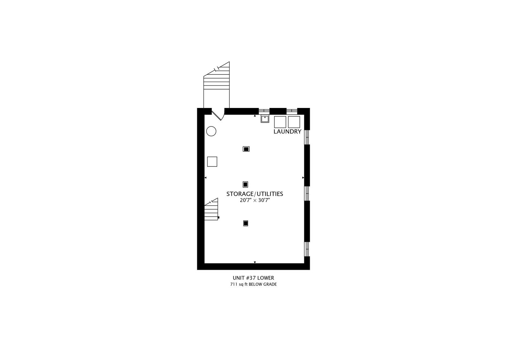 37 7th Avenue La Grange, IL 60525 - Photo 41 of 45 a picture of a room with a white wall and a white wall