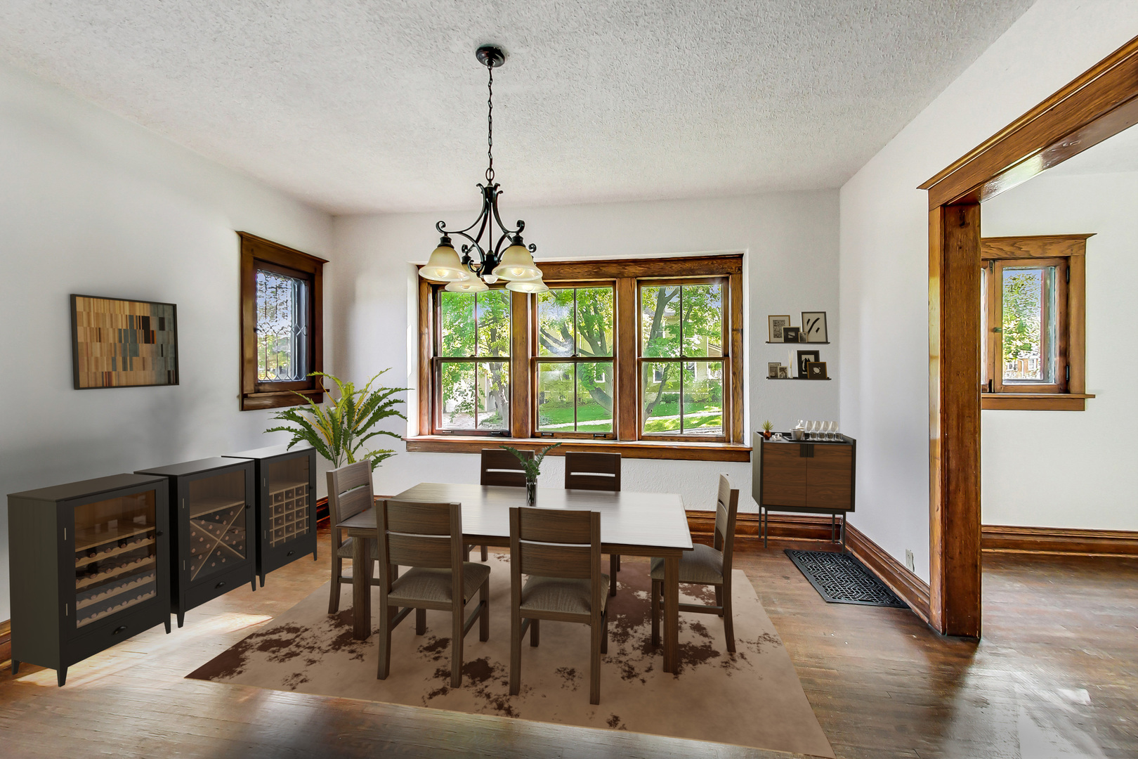 37 7th Avenue La Grange, IL 60525 - Photo 7 of 45 a view of a dining room with furniture window and wooden floor