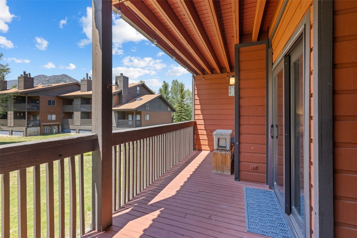 500 Bills Ranch Road, Unit 161 Frisco, CO 80443 - Photo 26 of 38 a view of a balcony with wooden floor