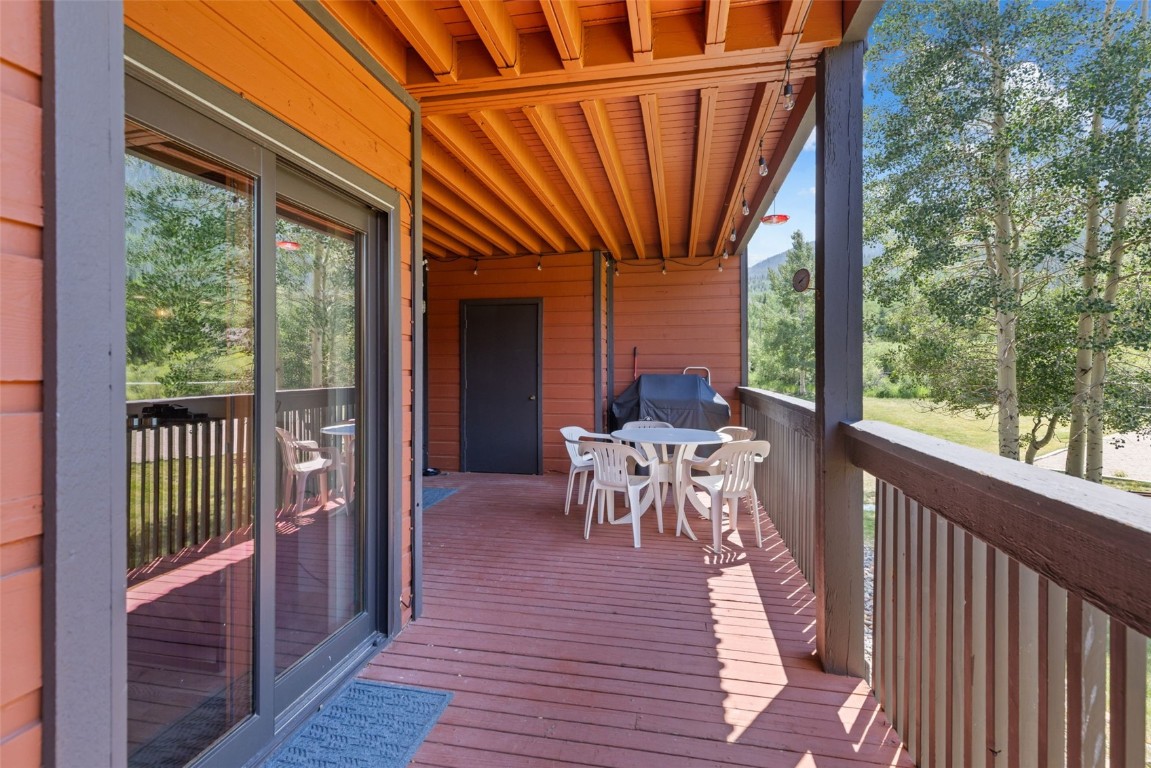 500 Bills Ranch Road, Unit 161 Frisco, CO 80443 - Photo 27 of 38 a view of a two chairs and table in the balcony