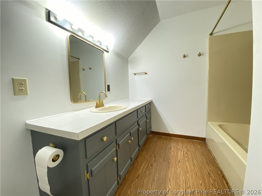 45 Lookout Point Sanford, NC 27332 - Photo 11 of 15 a bathroom with a sink and a mirror