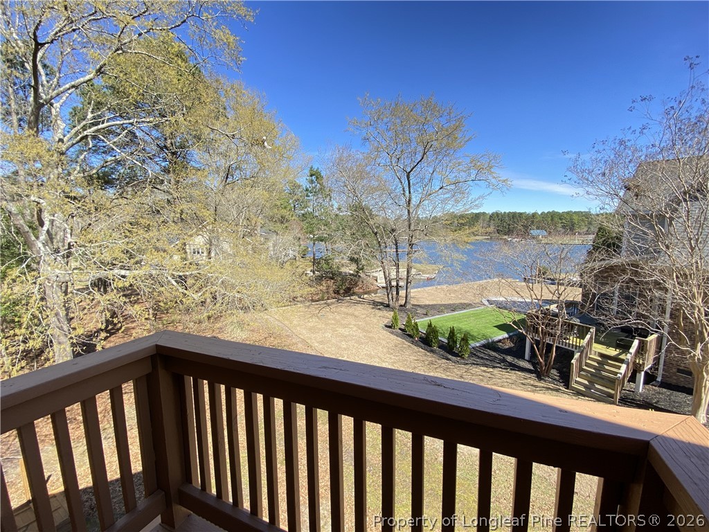 45 Lookout Point Sanford, NC 27332 - Photo 14 of 15 a view of a balcony with a lake view