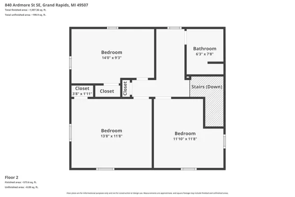 $264,900 | 840 Ardmore Street Southeast, Grand Rapids, MI 49507