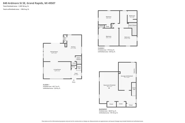 $264,900 | 840 Ardmore Street Southeast, Grand Rapids, MI 49507